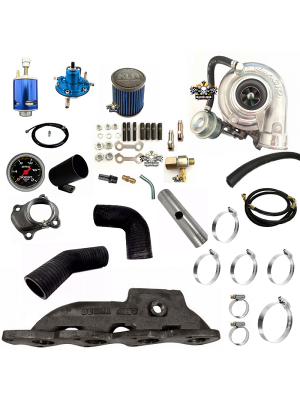 Kit Turbo Vw Gol Voyage Saveiro Fox Polo G5 e G6 Motor 1.0 / 1.6 EA111