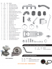 Kit Turbo Garret F1000 F4000 ate 92 Motor MWM D229-4 225-4 226-4 