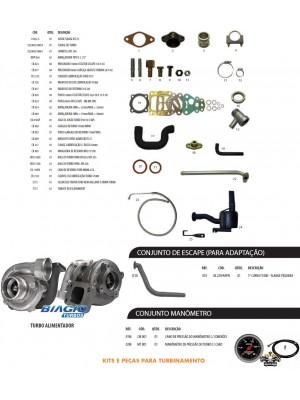 Kit Turbinamento Trator Ford New Holland Tl75 Mwm 229/4