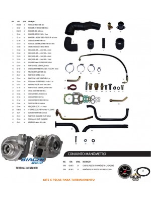 Kit Turbinamento Trator Ford New Holland 7830 8030 Turbo Apl Kit Turbinamento Trator Ford New Holland 7830 8030 Turbo Apl