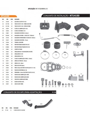 Kit Turbinamento Caminhão 14.150 Mwm 6.10 x 10 Com Turbo Biagio