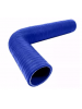 Mangueira silicone azul 2" em  L 