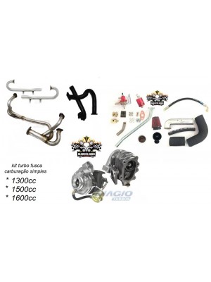 Kit Turbo Fusca Carburação Simples ou Injeção Kombi