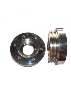 Polia Damper para Opala - 2 Canal ( Zincada )