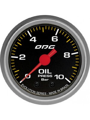 Manômetro Oil Evolution 10bar 52 mm Manômetro Oil Evolution 10bar 52 mm