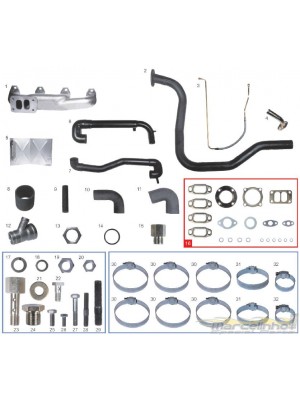 Kit Turbo Caminhão 7.100 Mwm 4.10 Kit Turbo Caminhão 7.100 Mwm 4.10