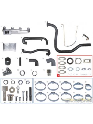 Kit Turbo Caminhão 7.100  Mwm 4.10