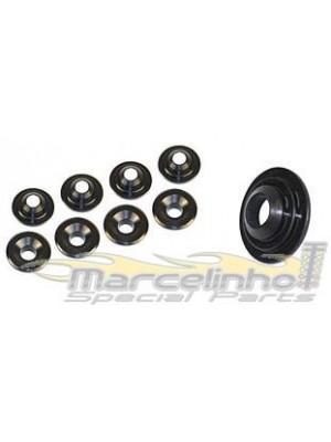 Pratos de mola válvula motores AP 8 e 16 V e linha FIAT 16V em aço Crome moly 4340