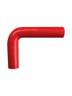 Mangueira silicone vermelho 2" em " L "