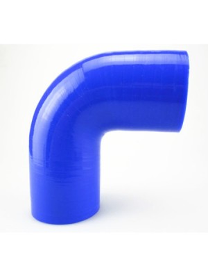 MANGUEIRA SILICONE AZUL 2.1/2 x 3'' - 90º