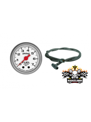 Manômetro Fuel Drag + Kit Instalação Pressão Combustível em Aeroquipe Manômetro Fuel Drag + Kit Instalação Pressão Combustível em Aeroquipe