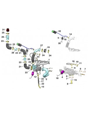 Kit Turbo para Palio Strada 1.6 16valvulas Kit Turbo para Palio Strada 1.6 16valvulas