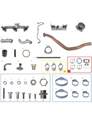 Kit de turbinamento CAMINHAO MBB 709 / 809 OM364 Kit de turbinamento CAMINHAO MBB 709 / 809 OM364